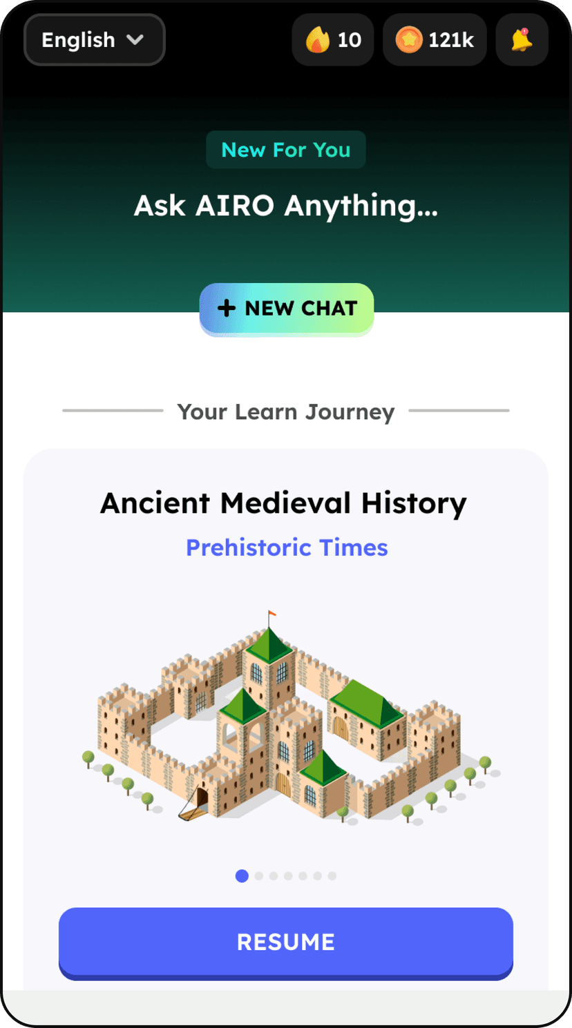 Structured videos, detailed notes, and an AI chatbot fine-tuned for UPSC success. Enhanced with gamification features to keep you consistent.